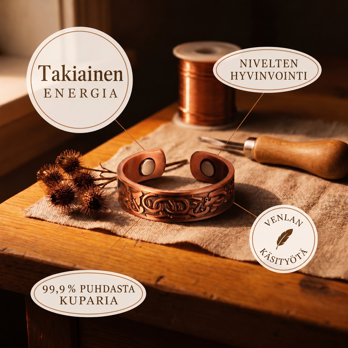 Venla Takiainen – kuparisormus