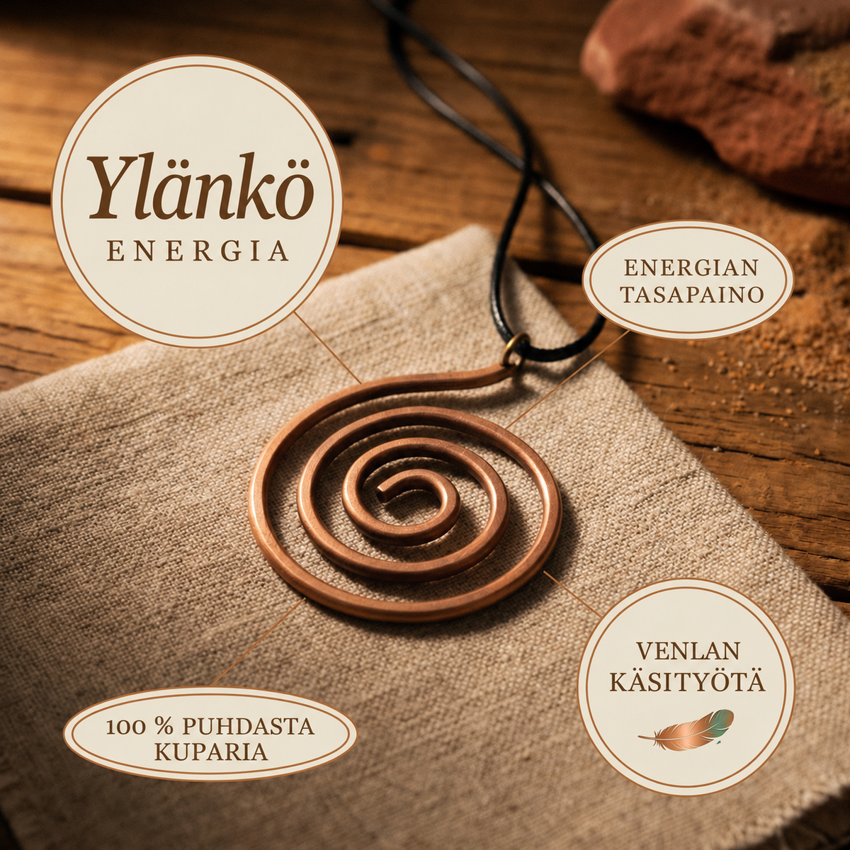 Venla Ylänkö – kuparikaulakoru