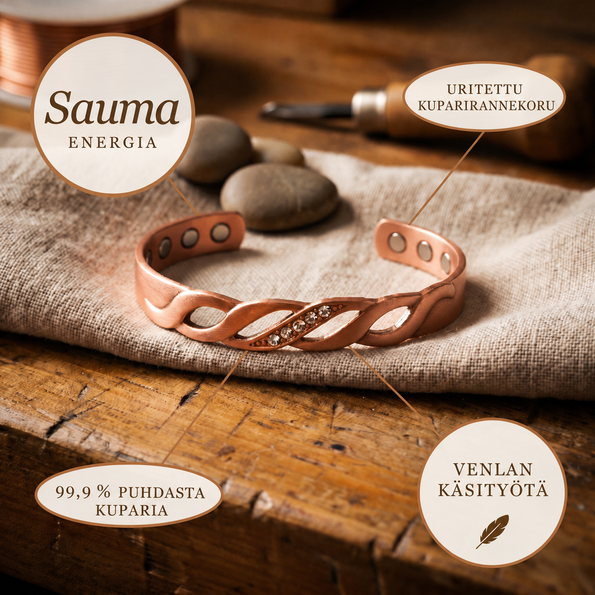 Venla Sauma – kuparirannekoru