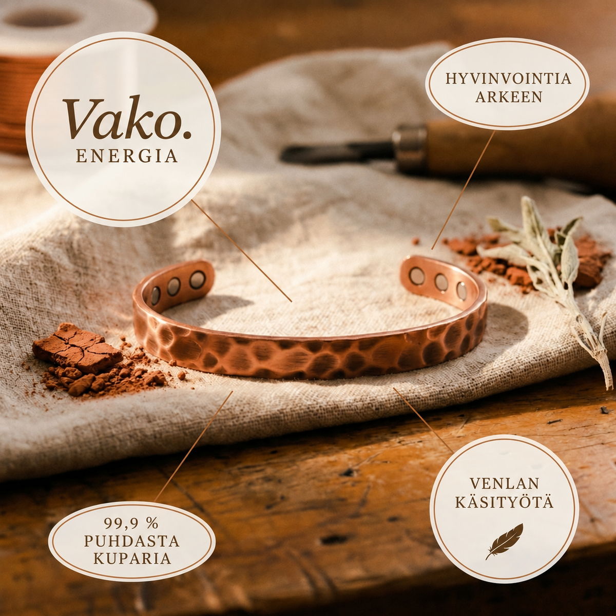 Venla Vako – kuparirannekoru