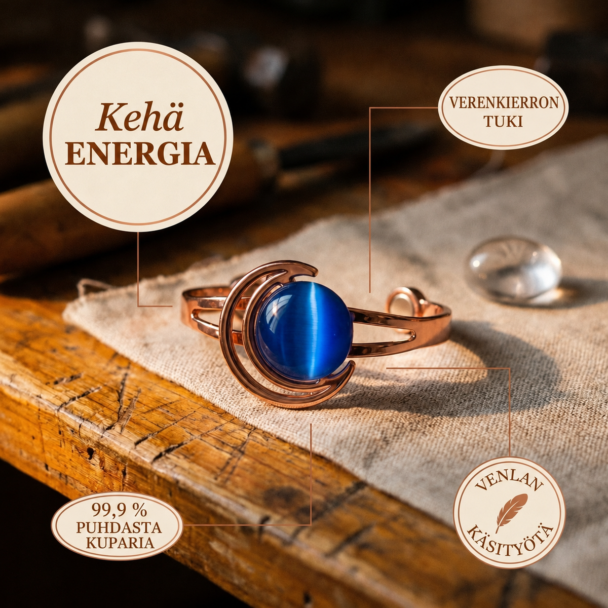 Venla Kehä – kuparirannekoru
