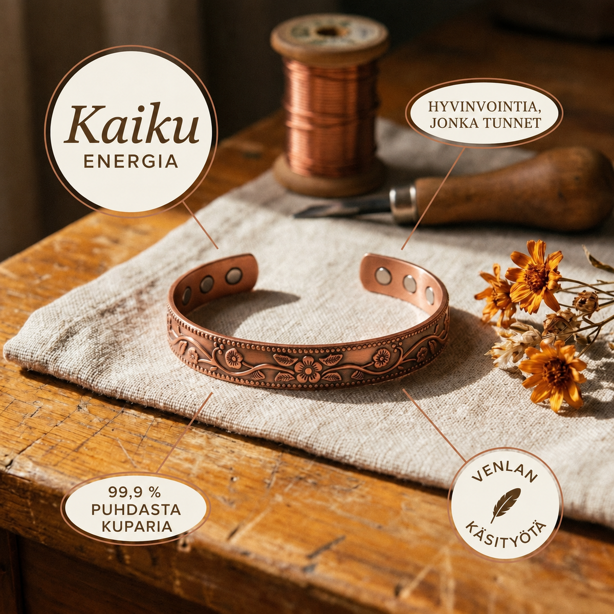 Venla Kaiku – kuparirannekoru