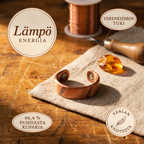 Venla Lämpö – kuparisormus