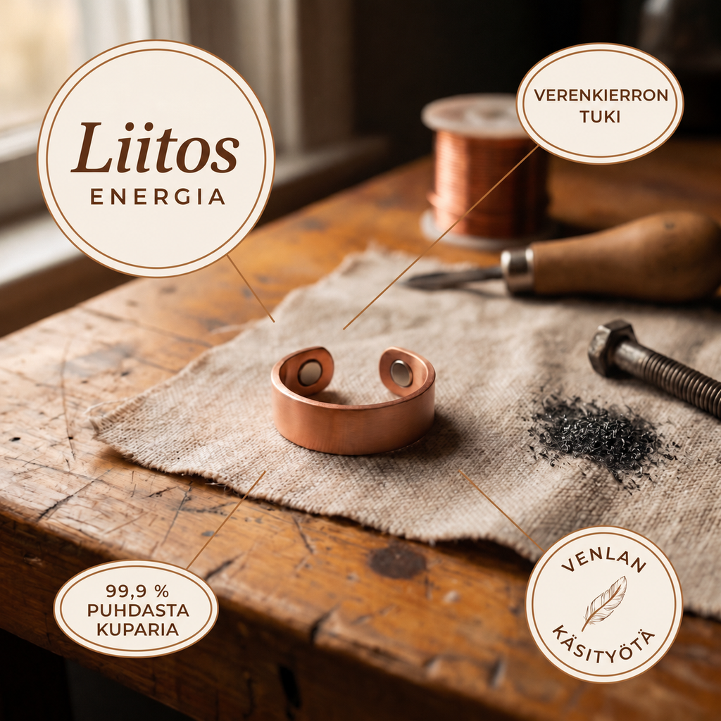 Venla Liitos – kuparisormus