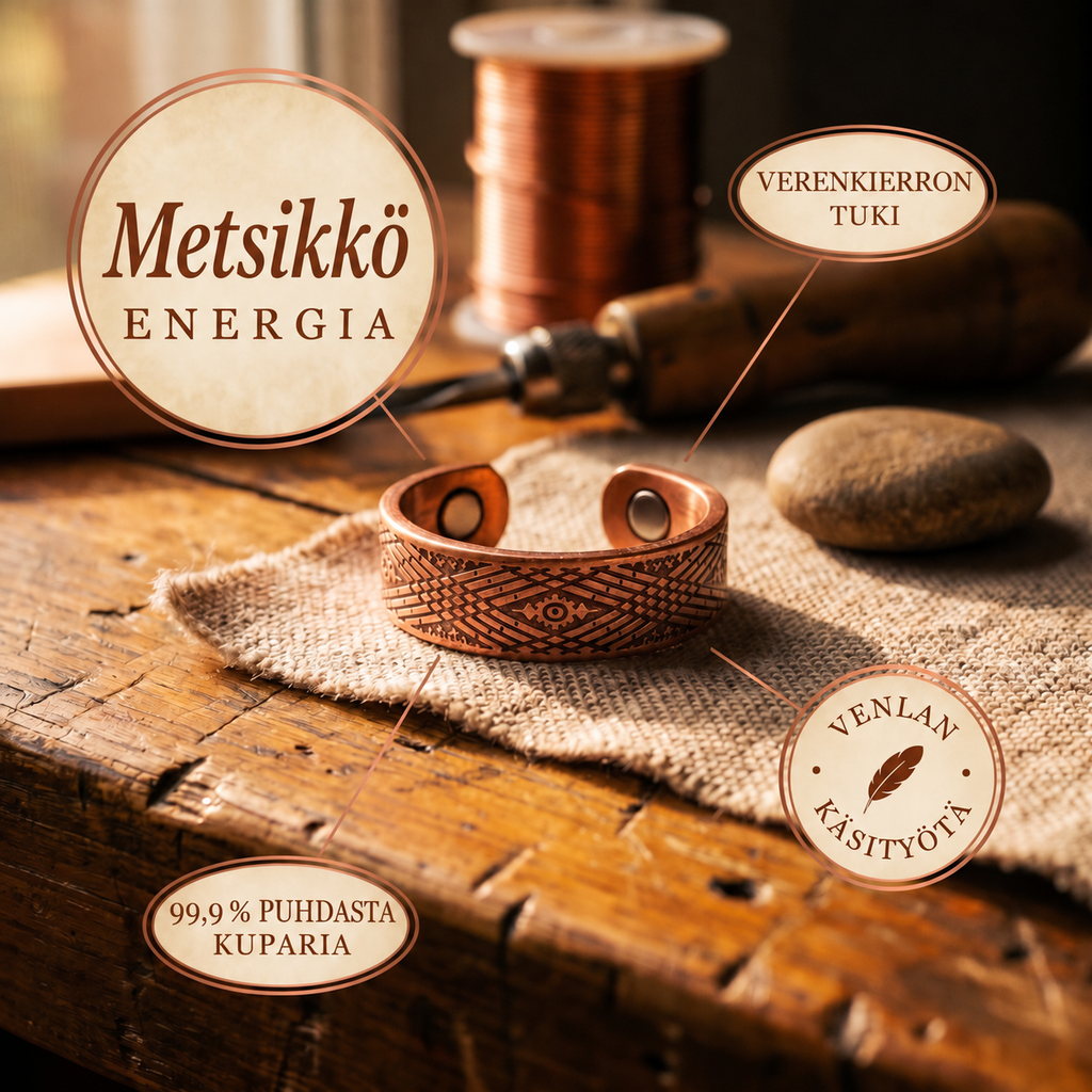 Venla Metsikkö – kuparisormus