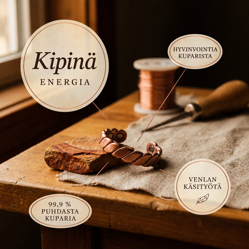 Venla Kipinä – kuparisormus