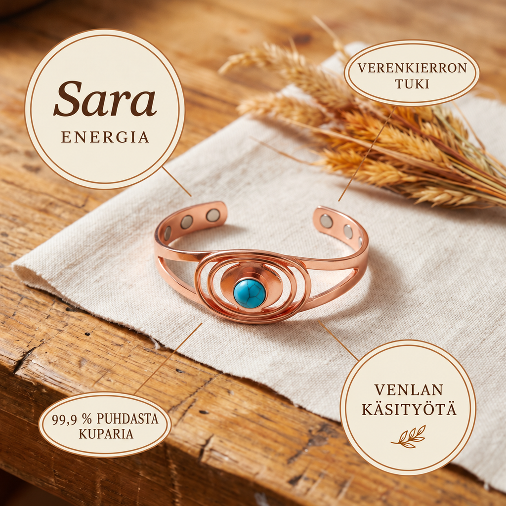 Venla Sara – kuparirannekoru