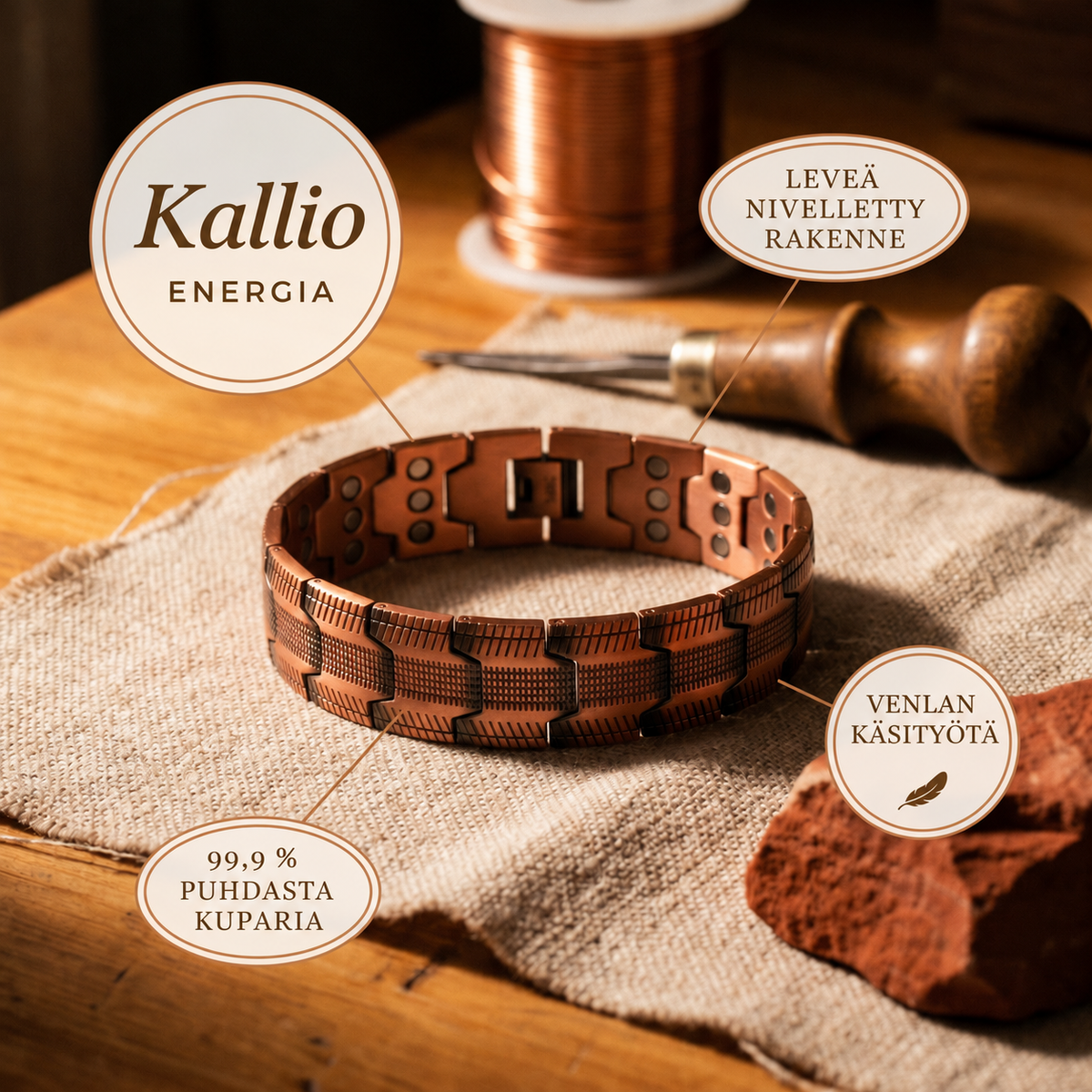 Venla Kallio – kuparirannekoru