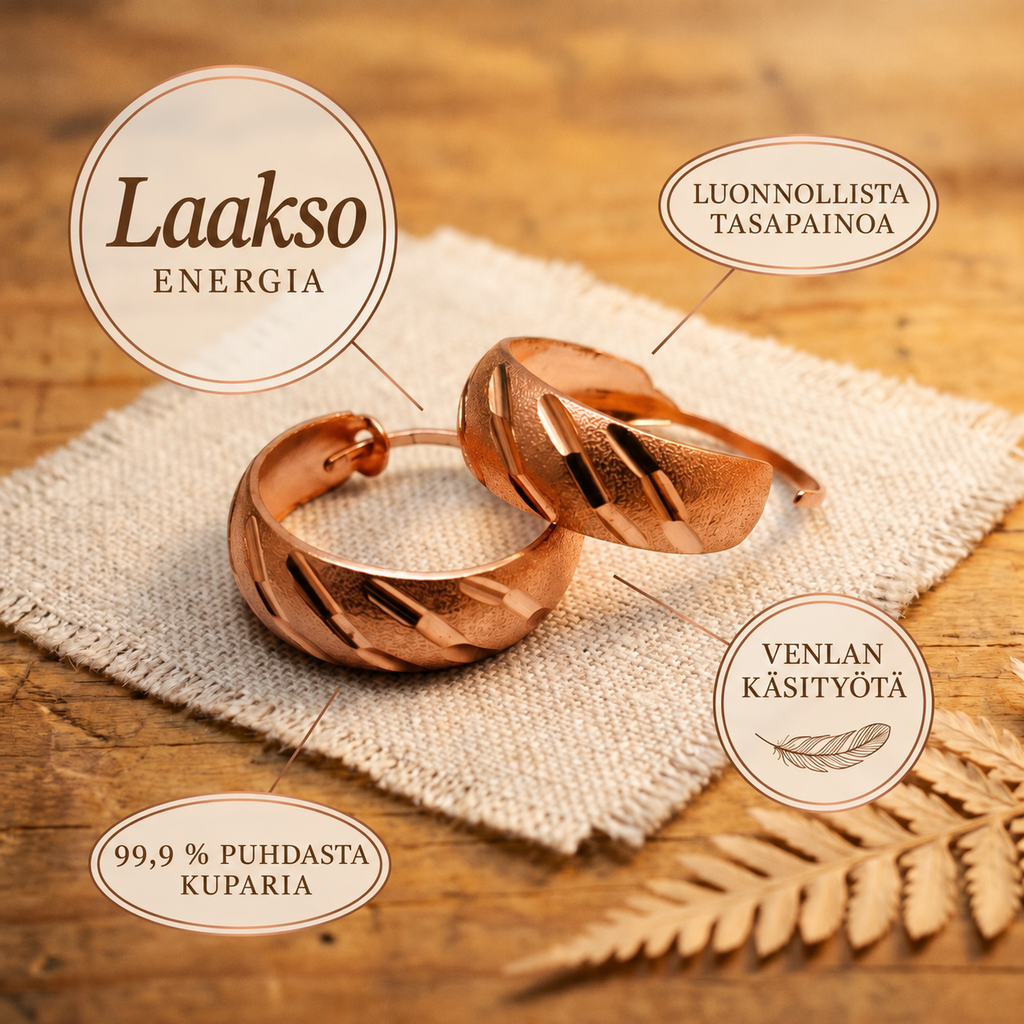 Venla Laakso – kuparikorvakorut