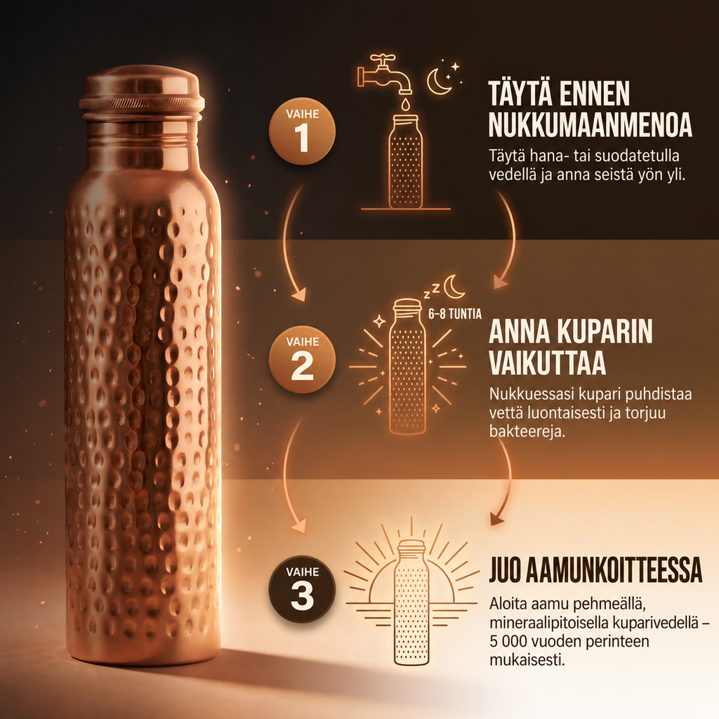 Venla – kuparivesipullo