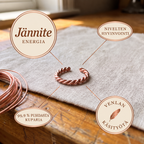 Venla Jännite – kuparisormus
