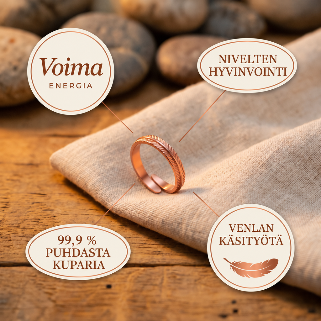 Venla Voima – kuparisormus