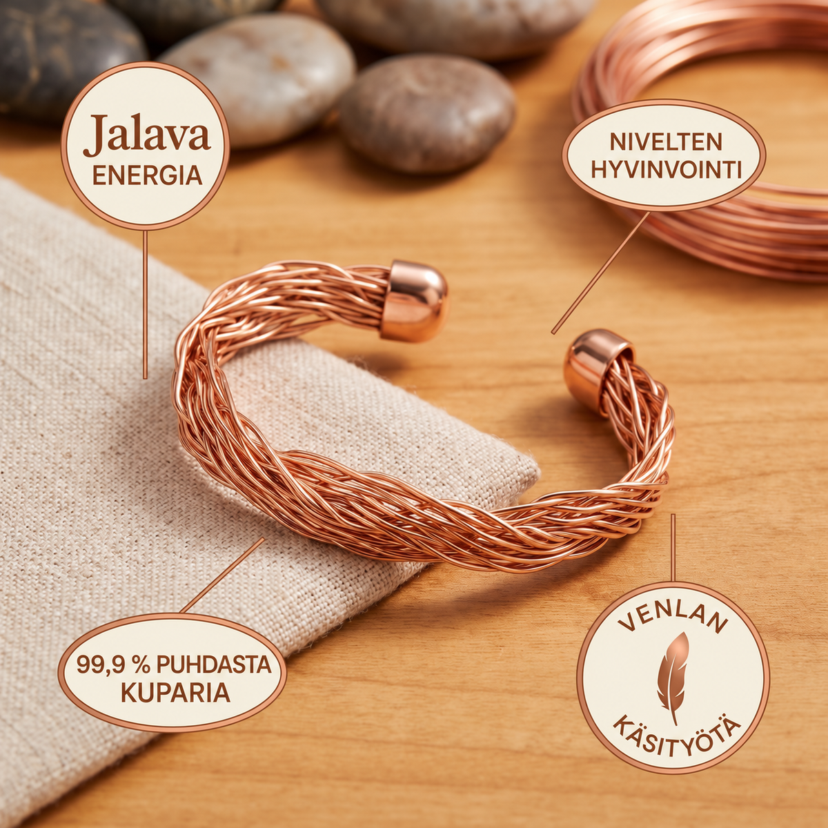 Venla Jalava – kuparirannekoru