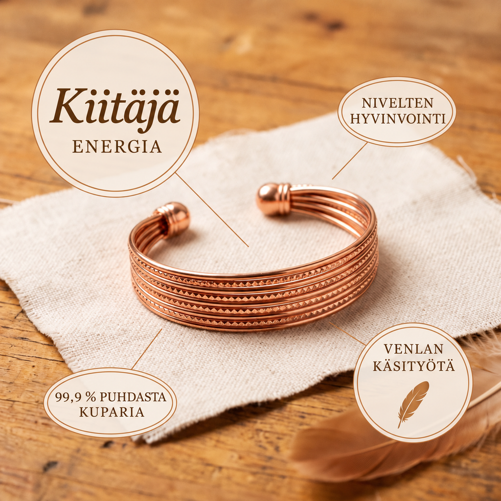 Venla Kiitäjä – kuparirannekoru