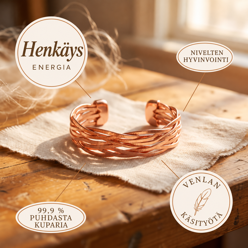 Venla Henkäys – kuparirannekoru