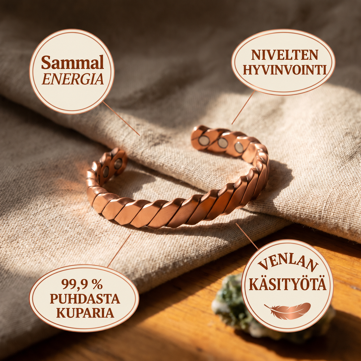 Venla Sammal – kuparirannekoru
