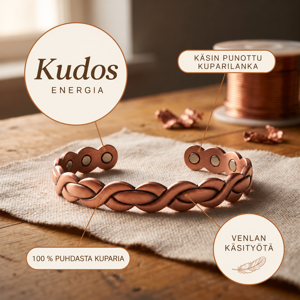 Venla Kudos – kuparirannekoru