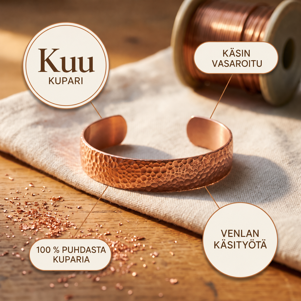 Venla Kuu – kuparirannekoru