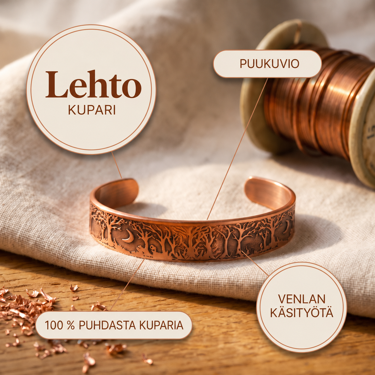 Venla Lehto – kuparirannekoru